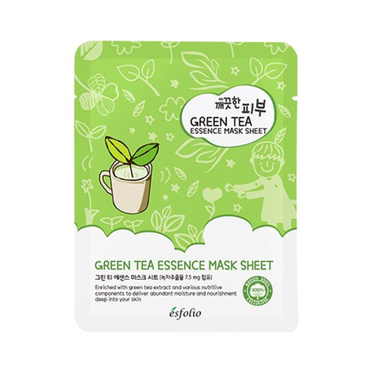 PURE SKIN ESSENCE MASK SHEET GREEN TEA